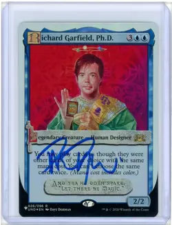 Richard Garfield, Ph.D. Foil Unsanctioned Signed MTG - Image 1