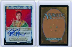 Richard Garfield, Ph.D. Foil Unsanctioned Signed MTG - Image 3