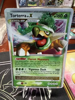 Pokemon TCG Torterra LV.X Black Star Promotional Holo Card DP09 Lightly Played - Image 1