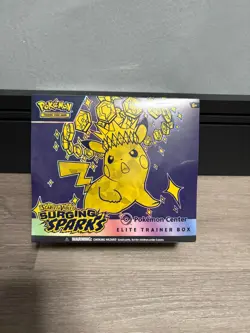 Pokemon TCG Surging Sparks Pokemon Center ETB Elite Trainer Box Sealed. Clean. - Image 1