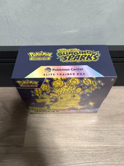 Pokemon TCG Surging Sparks Pokemon Center ETB Elite Trainer Box Sealed. Clean. - Image 2