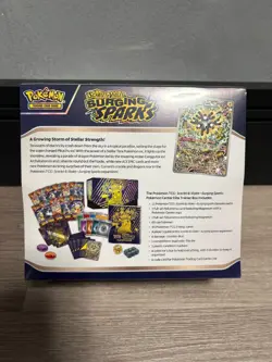 Pokemon TCG Surging Sparks Pokemon Center ETB Elite Trainer Box Sealed. Clean. - Image 3