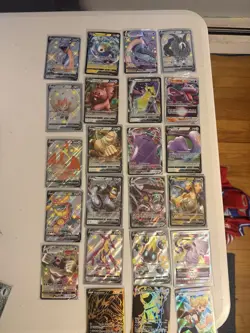Pokemon Card Lot 23 Cards V, And VMAX - Image 1
