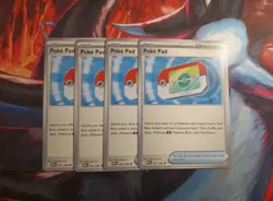 4x Poke Pad 081/088 x4 - NM Perfect Order Pokemon Playset ME03 - Image 1