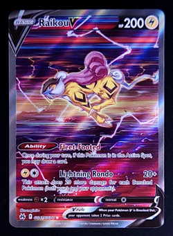 Raikou V GG41/GG70 Crown Zenith: Galarian Gallery Pokemon TCG Minty - Image 1