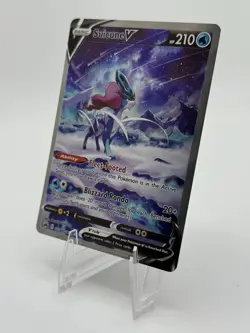 Pokemon Suicune V Galarian Gallery)Ultra Rare Crown Zenith GG38/GG70 - Image 2