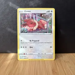 Pokemon Eevee Holo Promo Swsh175 Black Star - Image 1
