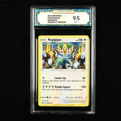 TQG 9.5 MINT+ 2022 Pokemon ENG Regigigas SWSH247 Promo - Image 1