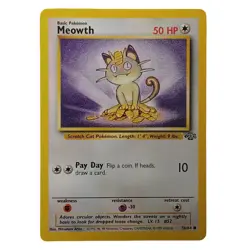 Meowth 56/64 Common Jungle Pokemon Tcg NM/M - Image 1