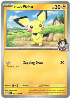 Ethan's Pichu - 071/182 - Destined Rivals - NM/M - English - Pokemon - Image 1