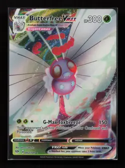 Butterfree VMAX 002/189 Holo Rare VMAX Darkness Ablaze Pokemon Near Mint - Image 1