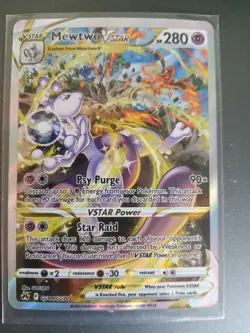 Pokemon Mewtwo VSTAR GG44/GG70 Crown Zenith Holo 280 HP - Image 1