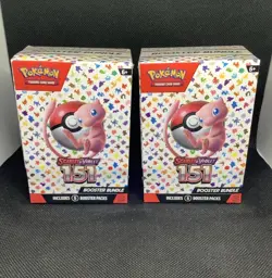 2x New Pokemon 151 Booster Bundle Box Sealed TCG Scarlet & Violet - Image 1