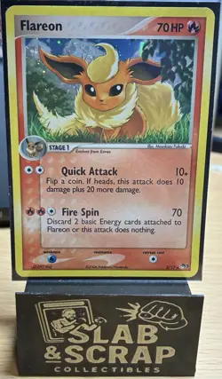 Flareon 2006 Vintage 2/17 Holo Foil POP Series 3 English Pokemon Rare - Image 2