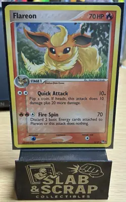 Flareon 2006 Vintage 2/17 Holo Foil POP Series 3 English Pokemon Rare - Image 3