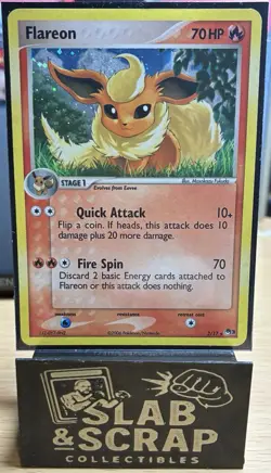 Flareon 2006 Vintage 2/17 Holo Foil POP Series 3 English Pokemon Rare - Image 4