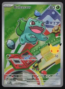 Bulbasaur Black Star Promo Illustration 037 MEP Mega Evolution Pokemon - NM - Image 1