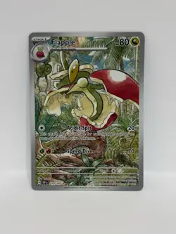 Pokemon TCG Flapple 210/191 Illustration Rare Sv08 Surging Sparks Holo NM - Image 1