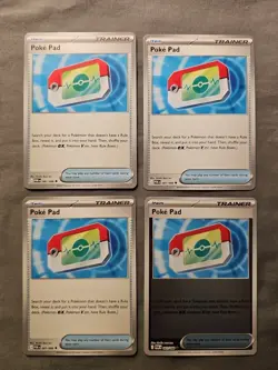 Poke Pad 081/088 x4 NM Playset Perfect Order ME03 Pokemon TCG - Image 1