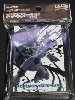 Japanese Pokemon Center Black Bolt Zekrom Sleeves New 64 Count - Image 1