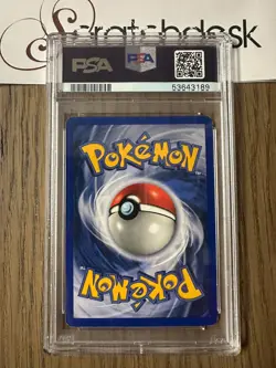 PSA 7 - Pokemon BULBASAUR 44/102 - SHADOWLESS BASE SET - NEAR MINT - Image 2