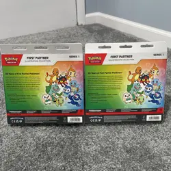 Pokemon TCG First Partner Illustration Collection Box Series 1 (Lot of 2) - New - Image 4
