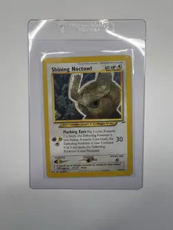Pokemon TCG Shining Noctowl 110/105 Unlimited Holo 2000 Neo Destiny (LP++)🔥 - Image 1