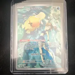 Pokemon Misty's Psyduck Illustration Rare Holo 193/182 Sv10 Destined Rivals - Image 1