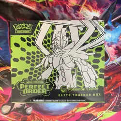 Pokemon Perfect Order Pokemon Center Exclusive Elite Trainer Box ETB New Sealed - Image 1