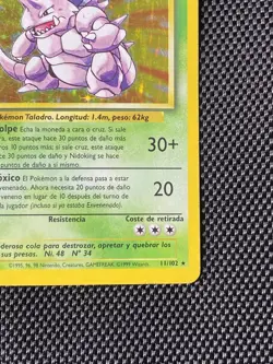 Pokemon Vintage Holo Nidoking Base Set 11/102 Wizards Of The Coast 1999 Tcg - Image 4