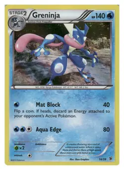 Greninja 14/39 Kalos Starter Set Pokemon Lightly Played - Image 1