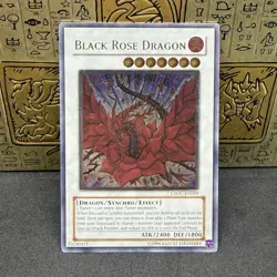 Yugioh Black Rose Dragon CSOC-EN039 Ultimate Rare NM - Image 1