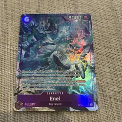 One Piece CCG Enel Parallel Alt Art Op15-060 SR English Nm - Image 1