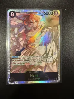 One Piece TCG - Nami SR - OP15-086 - Adventure On Kami’s Island OP15 In Hand - Image 1