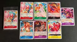 One Piece TGC Promo Pack 7 Cards McDonalds Shanks Gol.D.Roger English SEALED - Image 1