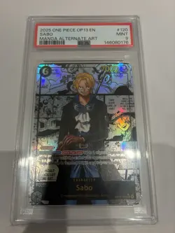 One Piece Sabo Manga Carrying on His Will OP13-120 English PSA 9 - Image 1