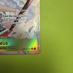 Zeus (Alternate Art) OP11-106 A Fist of Divine Speed Foil One Piece - Image 5