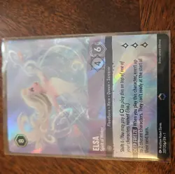 2023 Disney Lorcana Elsa Spirit of Winter Enchanted EN1 207/204 - Image 2