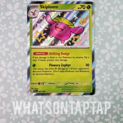 Pokemon Card Skiploom 097/091 Secret Rare Scarlet Violet Paldean Fates Singles - Image 1