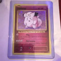 Pokemon Clefairy Holo Rare Card Evolutions 63/108 40 HP Basic English - Image 1