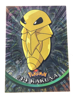 Topps Pokemon Card Kakuna #14 Topps Series 1 Silver Foil - Image 1