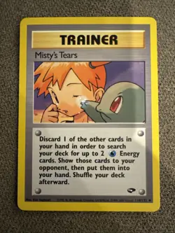 Pokemon TCG Trainer Misty's Tears Gym Challenge Card 118/132 - Image 1