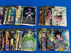 Lot of (155) Dragonball TCG Holo Cards; SW, IU, OR, UW, ZEMKAI; NM+ Condition - Image 3