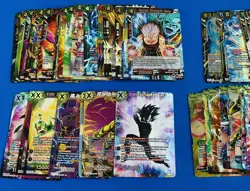 Lot of (155) Dragonball TCG Holo Cards; SW, IU, OR, UW, ZEMKAI; NM+ Condition - Image 4