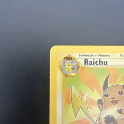 WOTC Raichu 29/62 Fossil Set Pokemon Card TCG - LP - Image 2