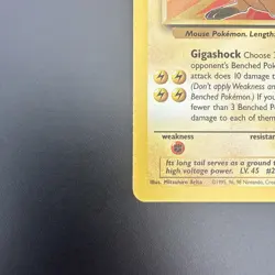 WOTC Raichu 29/62 Fossil Set Pokemon Card TCG - LP - Image 4