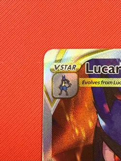 Pokemon TCG Lucario VSTAR Black Star Promo SWSH291 Holo Card NM/Mint Condition - Image 2
