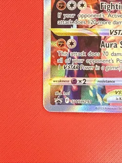 Pokemon TCG Lucario VSTAR Black Star Promo SWSH291 Holo Card NM/Mint Condition - Image 5