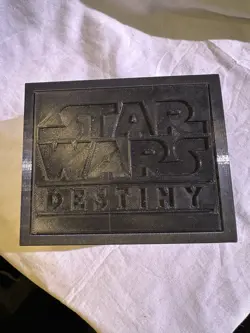 STAR WARS DESTINY Dice and Card Holder With Movers Darth Vader storm trooper - Image 1