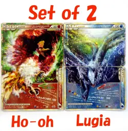 Ho-oh 015 016/070 Lugia 029 030/070 LEGEND Holo 1st Ed Japanese Pokomon Card TCG - Image 1